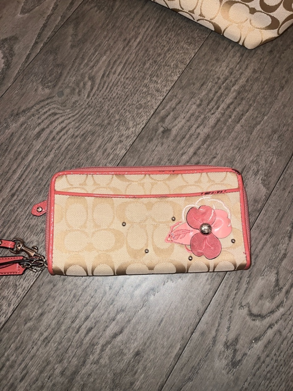 🌺 Coach Bleecker Signature Floral Appliqué Tote - Picture 3 of 16